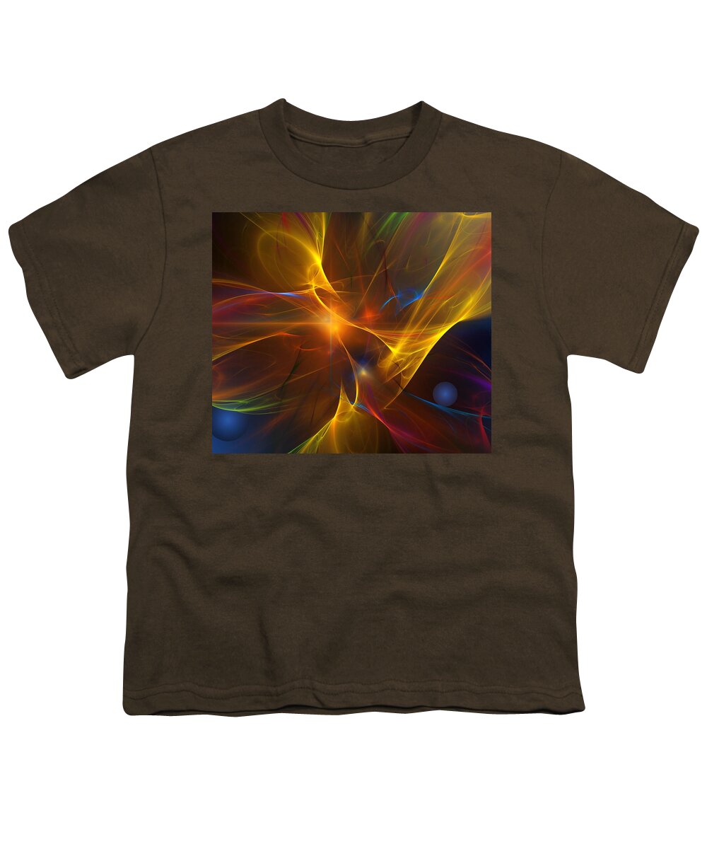 Fractal Youth T-Shirt featuring the digital art Energy Matrix by David Lane