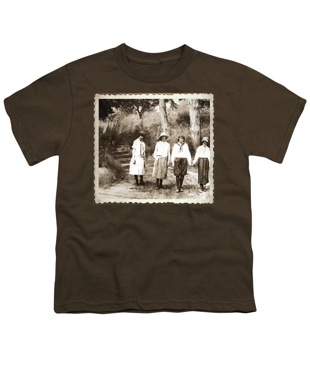 People Youth T-Shirt featuring the photograph Flora And Shadows by John Anderson