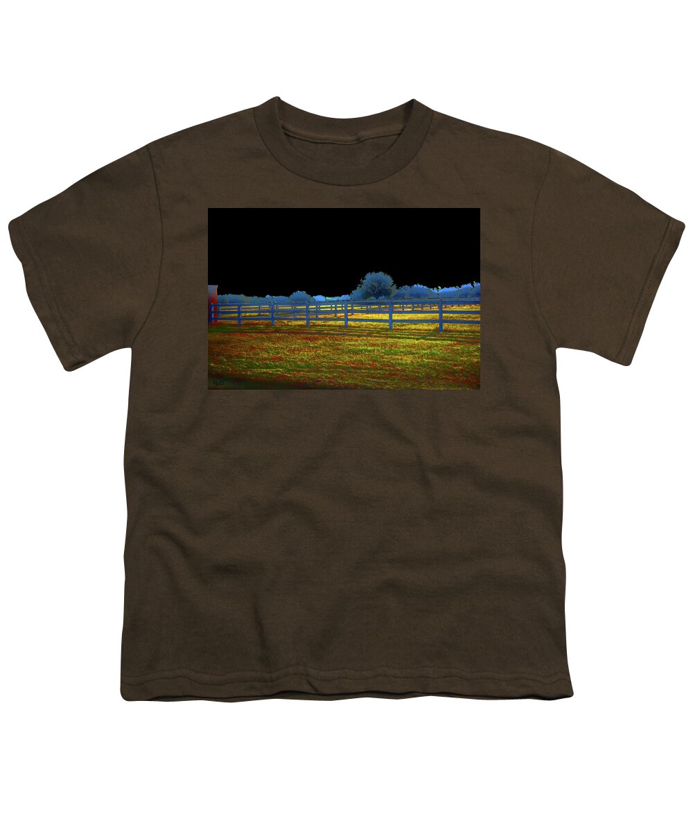 Ranchland Youth T-Shirt featuring the photograph Florida Ranchland by Gina O'Brien