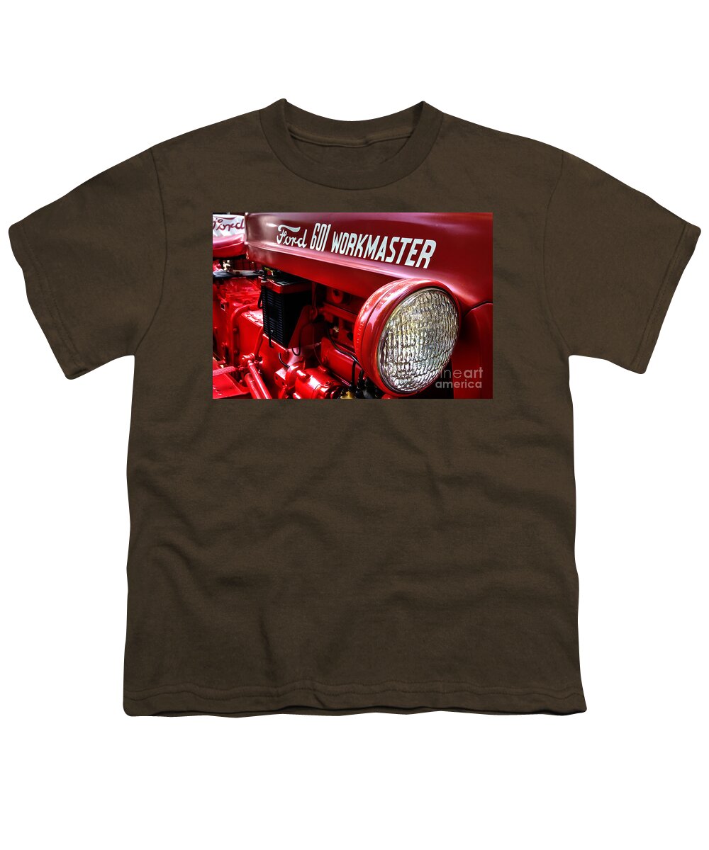 Vintage Tractor Youth T-Shirt featuring the photograph Ford Workmaster by Michael Eingle