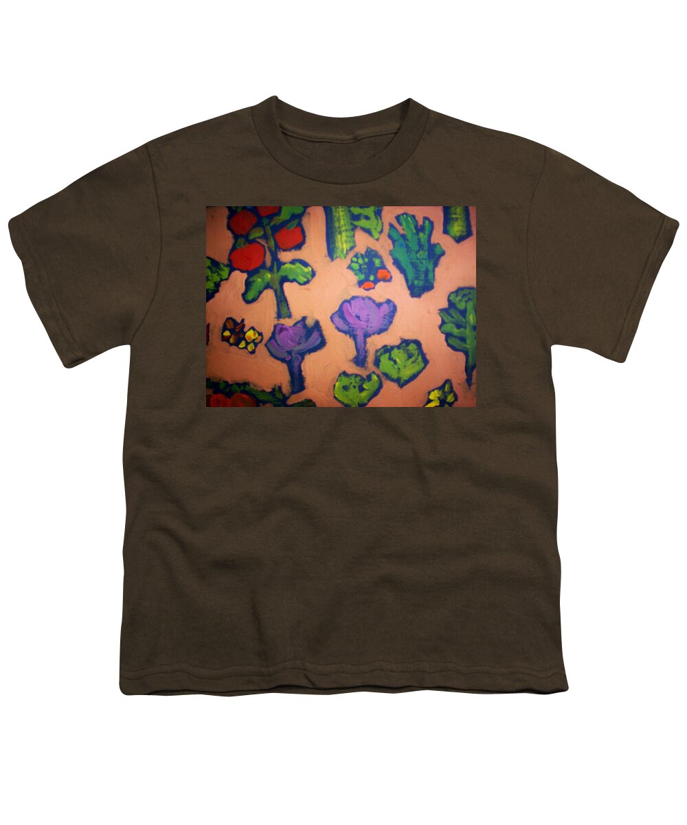 Vegetables Youth T-Shirt featuring the painting From the Earth by Winsome Gunning
