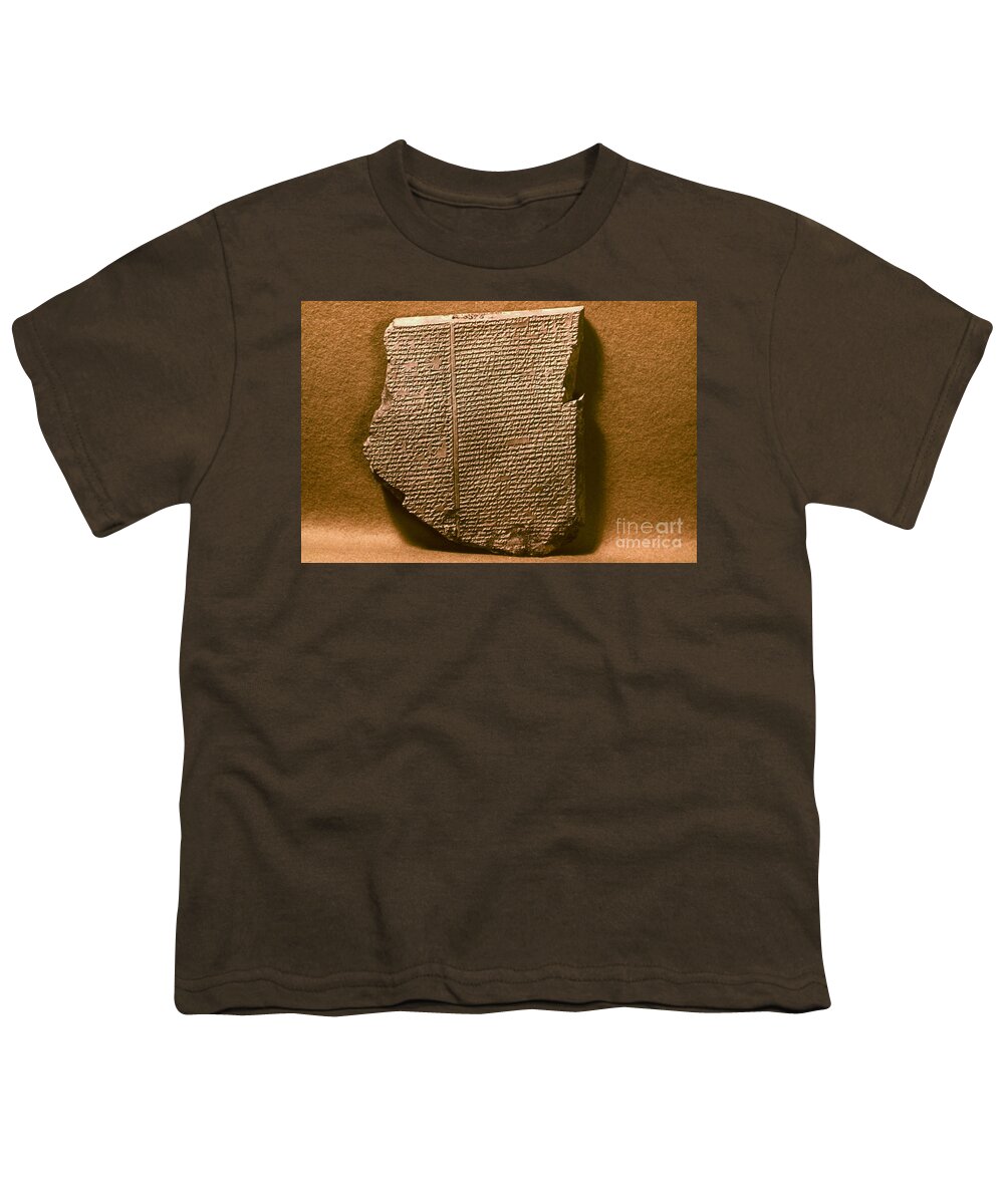 7th Century B.c. Youth T-Shirt featuring the photograph GILGAMESH, 7th CENTURY B.C by Granger