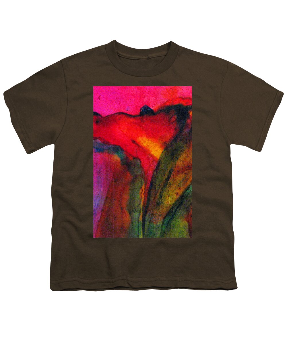 House Youth T-Shirt featuring the painting Hide-away by Janice Nabors Raiteri