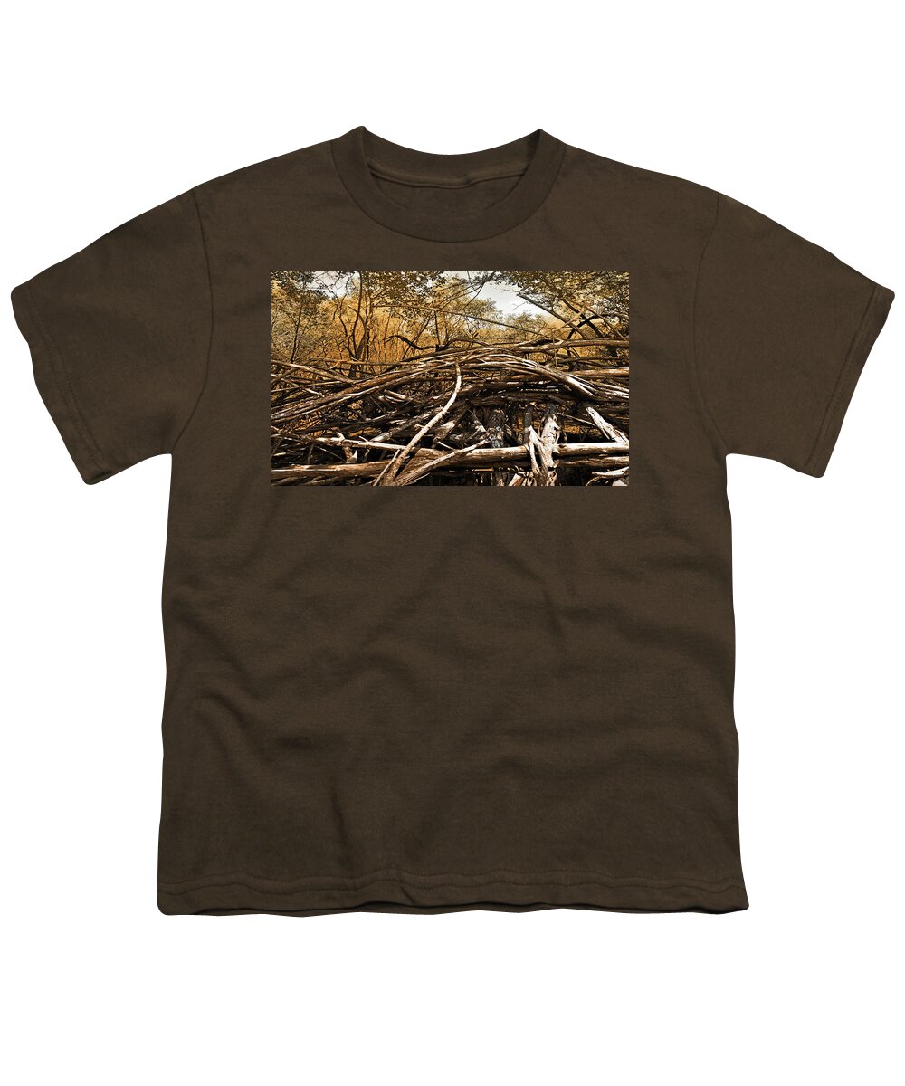 Steve Sperry Mighty Sight Studio Natural Wonders Tampa Woods Photo Art Youth T-Shirt featuring the photograph Impenetrable by Steve Sperry