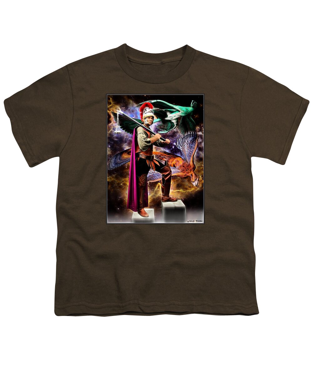 Fantasy Youth T-Shirt featuring the painting In An Alternate Reality by Jon Volden