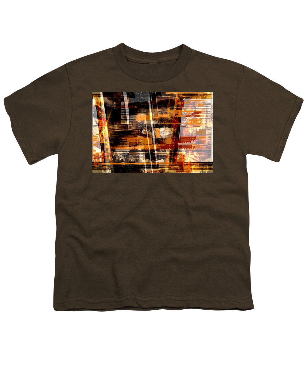 Art Youth T-Shirt featuring the digital art In The Wind by Art Di