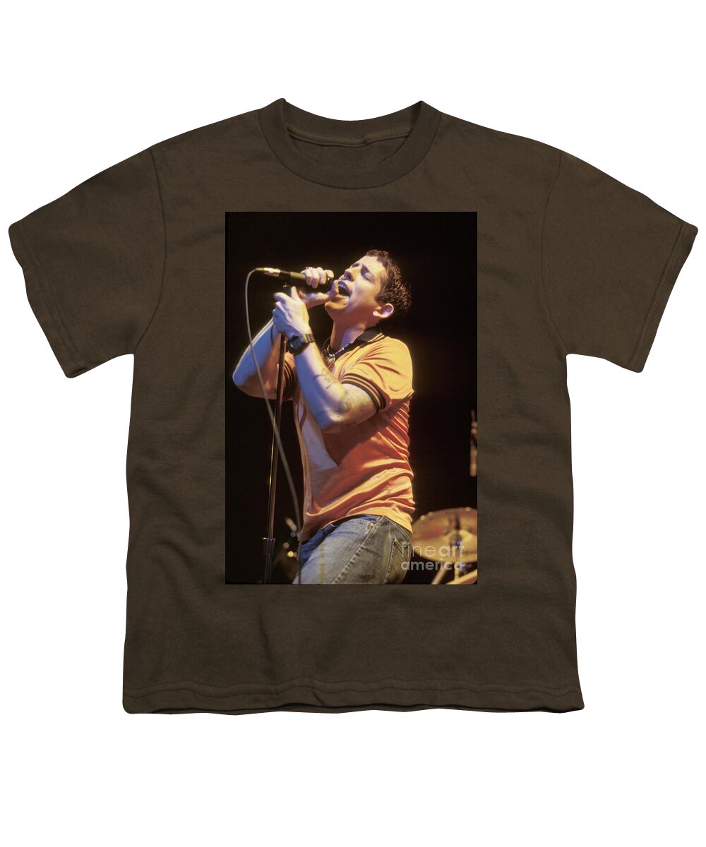 Bassist Tony Bono (formerly Of Whiplash) And Guitarist Peter Moses. Youth T-Shirt featuring the photograph Into Another - Richie Birkenhead by Concert Photos