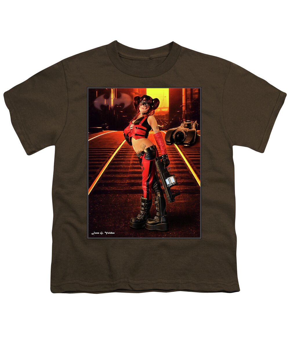 Harlequin Youth T-Shirt featuring the photograph J Walker by Jon Volden