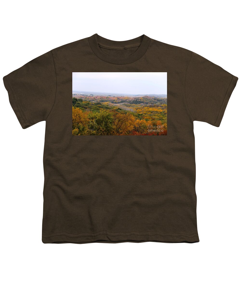 Fall Youth T-Shirt featuring the photograph Lost in Autumn by Yumi Johnson