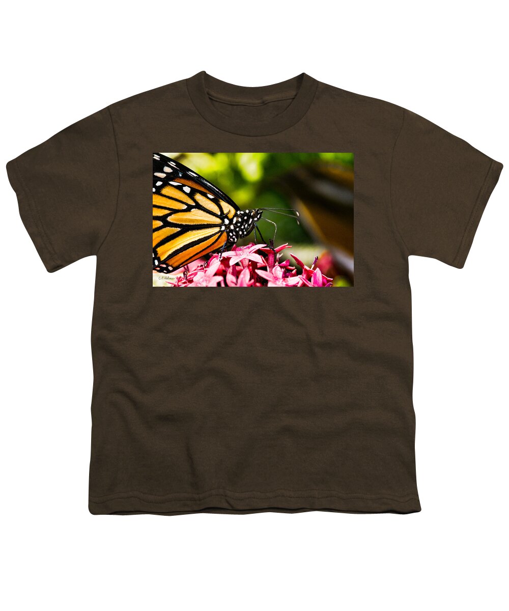 Butterfly Youth T-Shirt featuring the photograph Lunch by Christopher Holmes