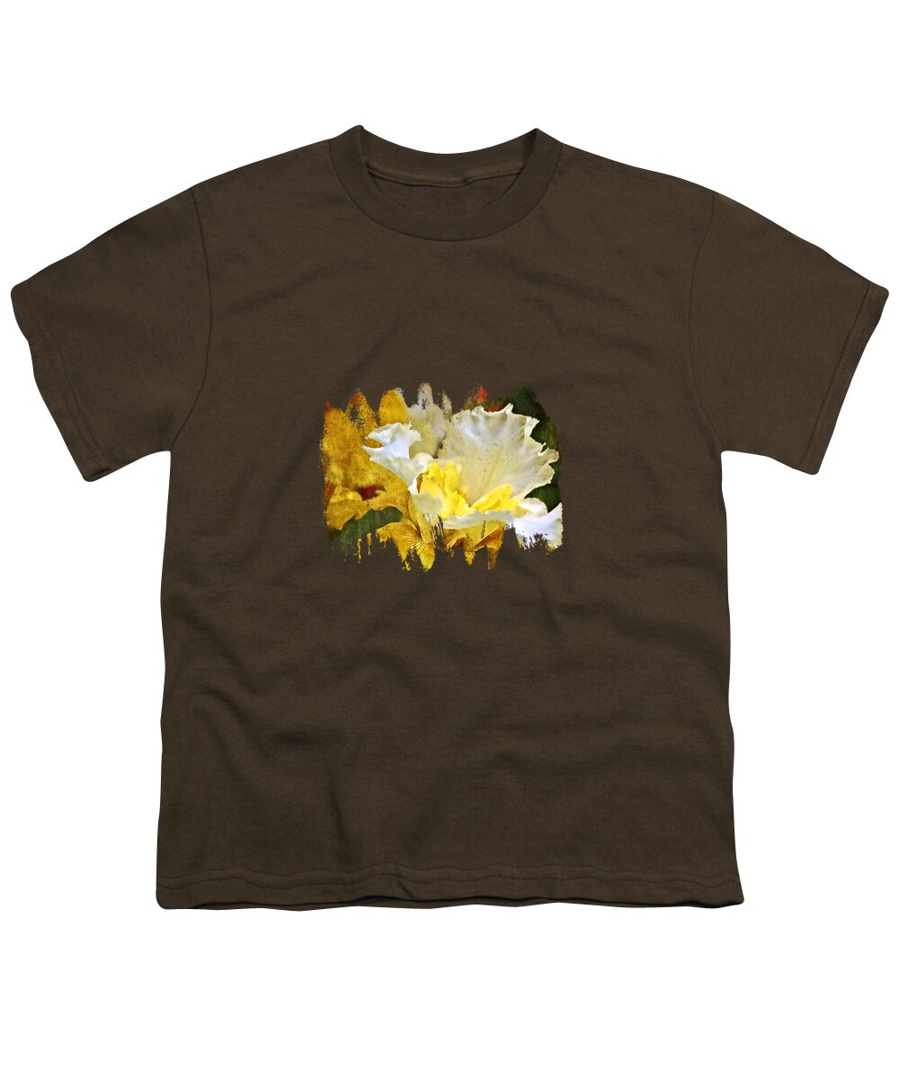 Floral Wall Art Youth T-Shirt featuring the photograph Morning Iris by Thom Zehrfeld