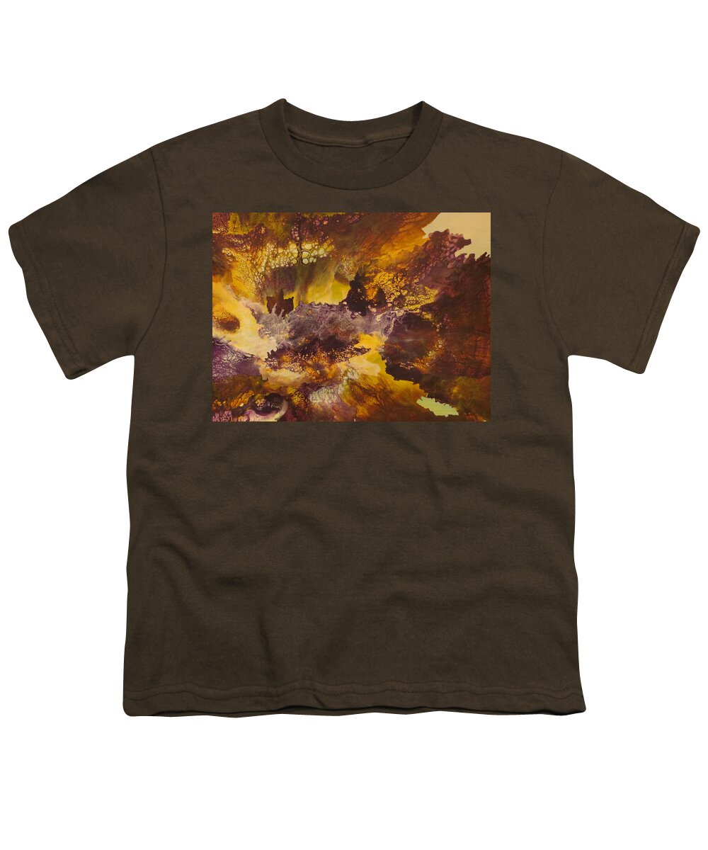 Abstract Youth T-Shirt featuring the painting Mystical by Soraya Silvestri