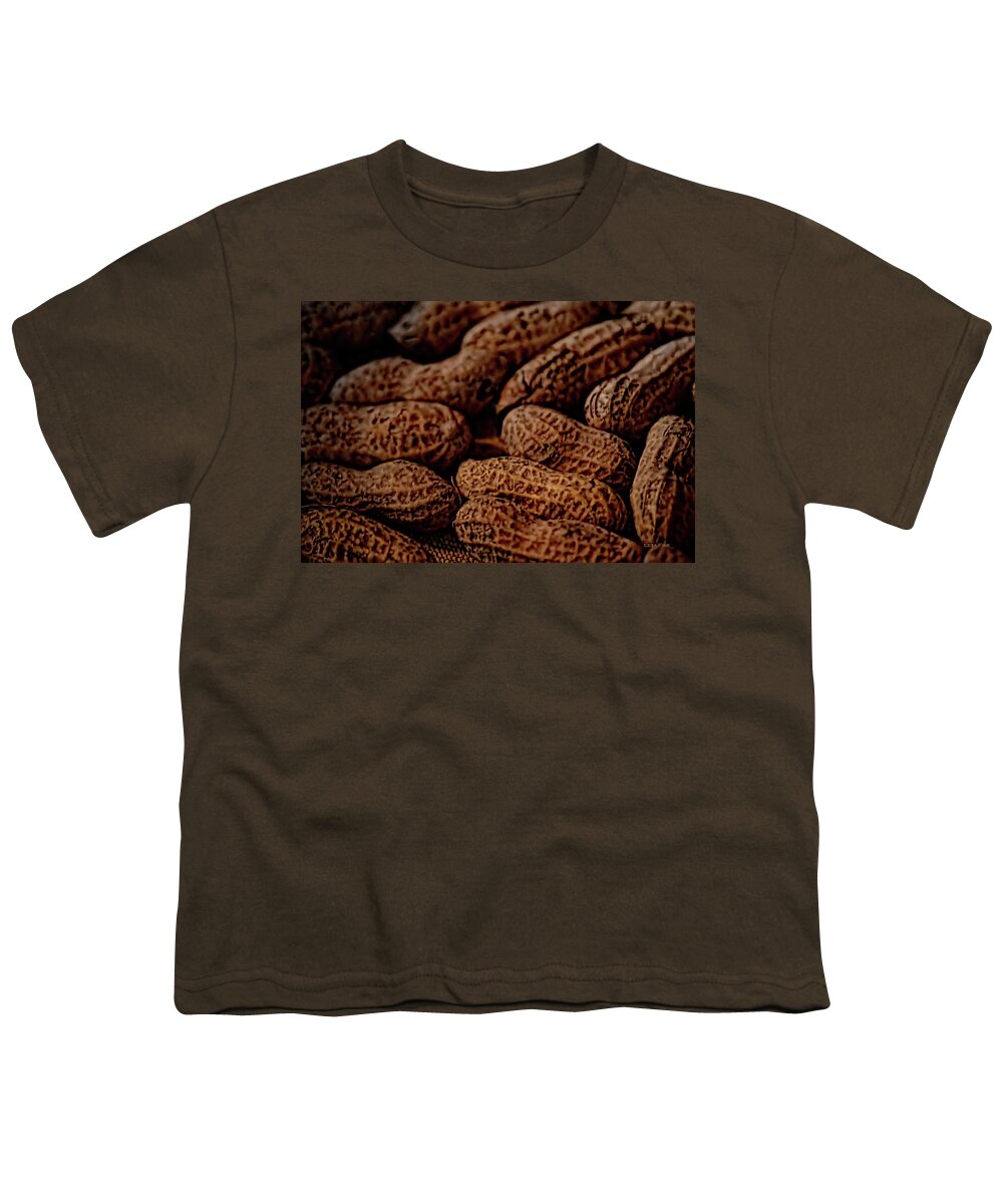 Peanut Youth T-Shirt featuring the photograph Peanut Frenzy by Lesa Fine