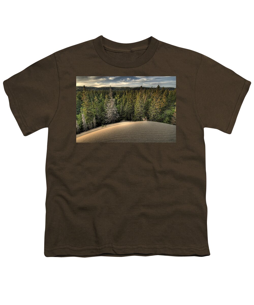 Lake Superior Youth T-Shirt featuring the photograph Pic Dunes  by Doug Gibbons