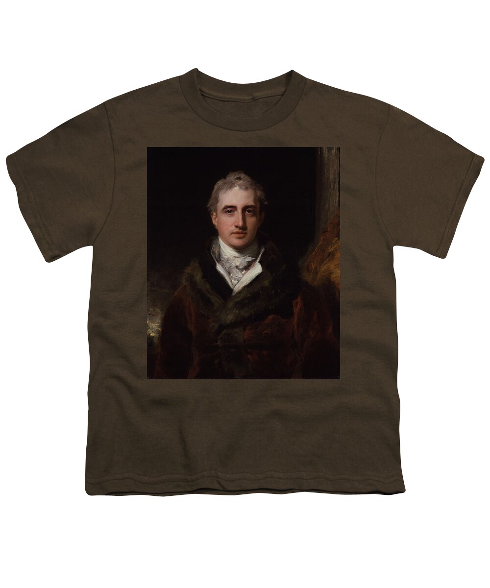 Portrait Of Robert Stewart Youth T-Shirt featuring the painting Portrait of Robert Stewart by Thomas Lawrence
