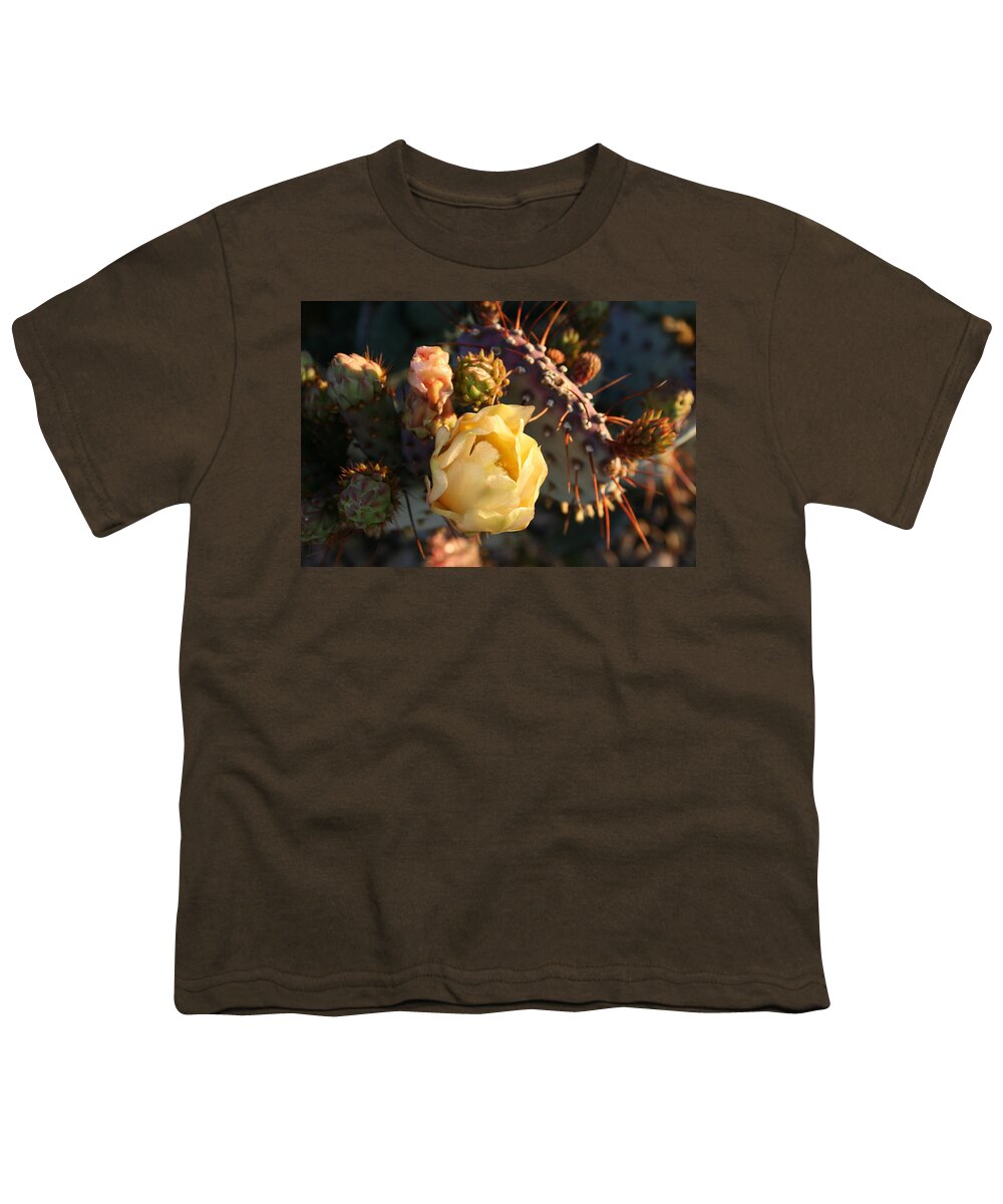 Prickly Youth T-Shirt featuring the photograph Prickly Buds and Blooms by Marna Edwards Flavell