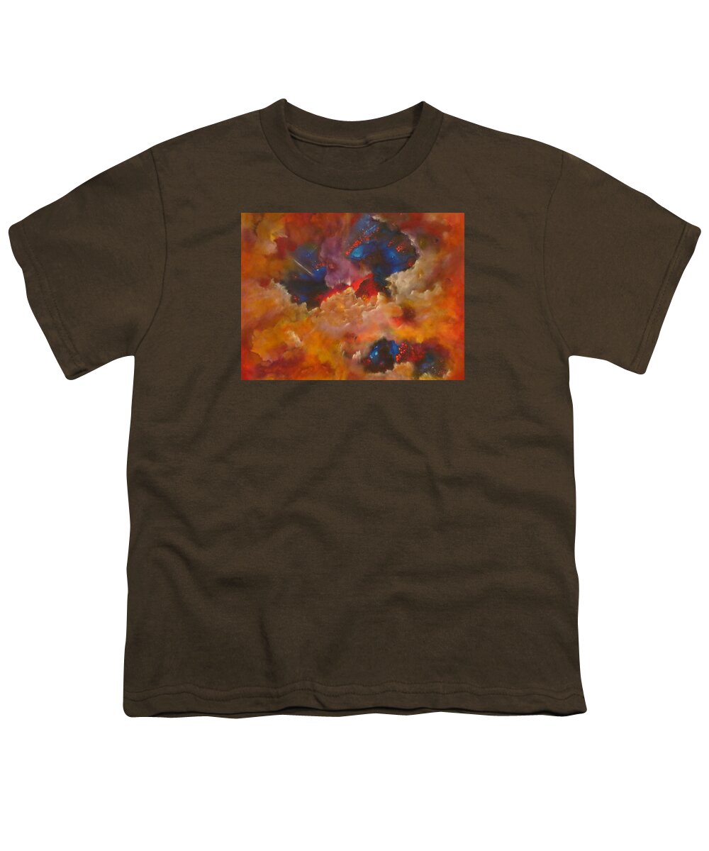 Abstract Youth T-Shirt featuring the painting Rapture by Soraya Silvestri