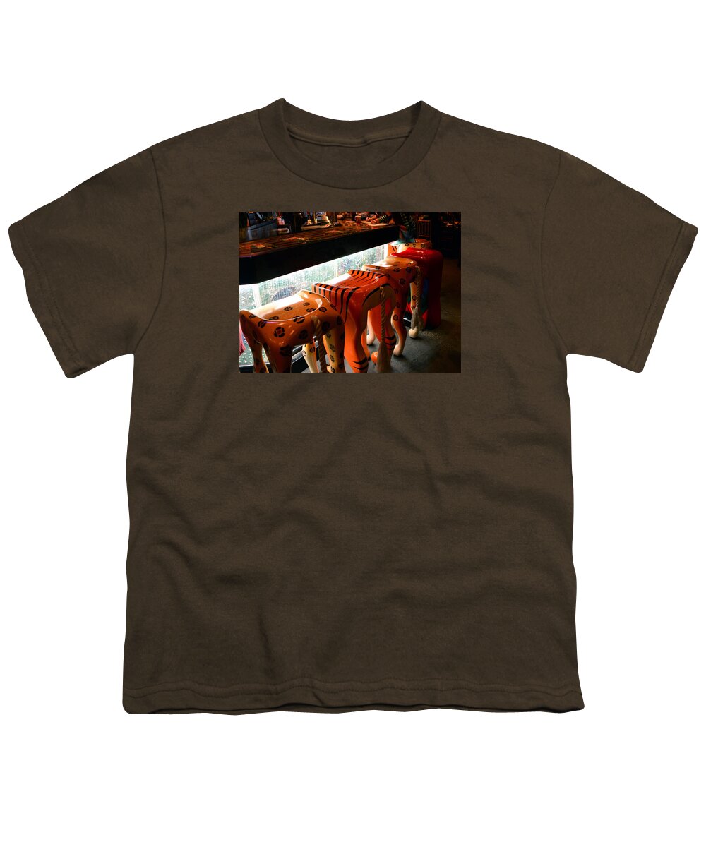 Rainforest Animal Seats Youth T-Shirt featuring the photograph RFA by David Lee Thompson