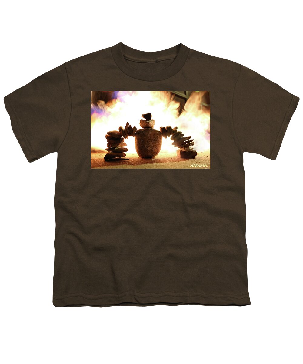 Stones Youth T-Shirt featuring the photograph Rockin by Andrew Nourse