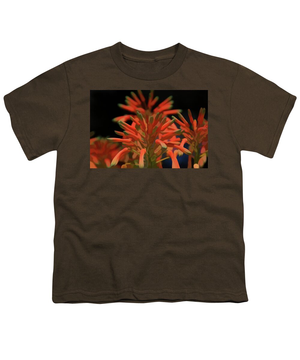 Aloe Youth T-Shirt featuring the photograph Simply Soft Aloe Flower by Aimee L Maher ALM GALLERY