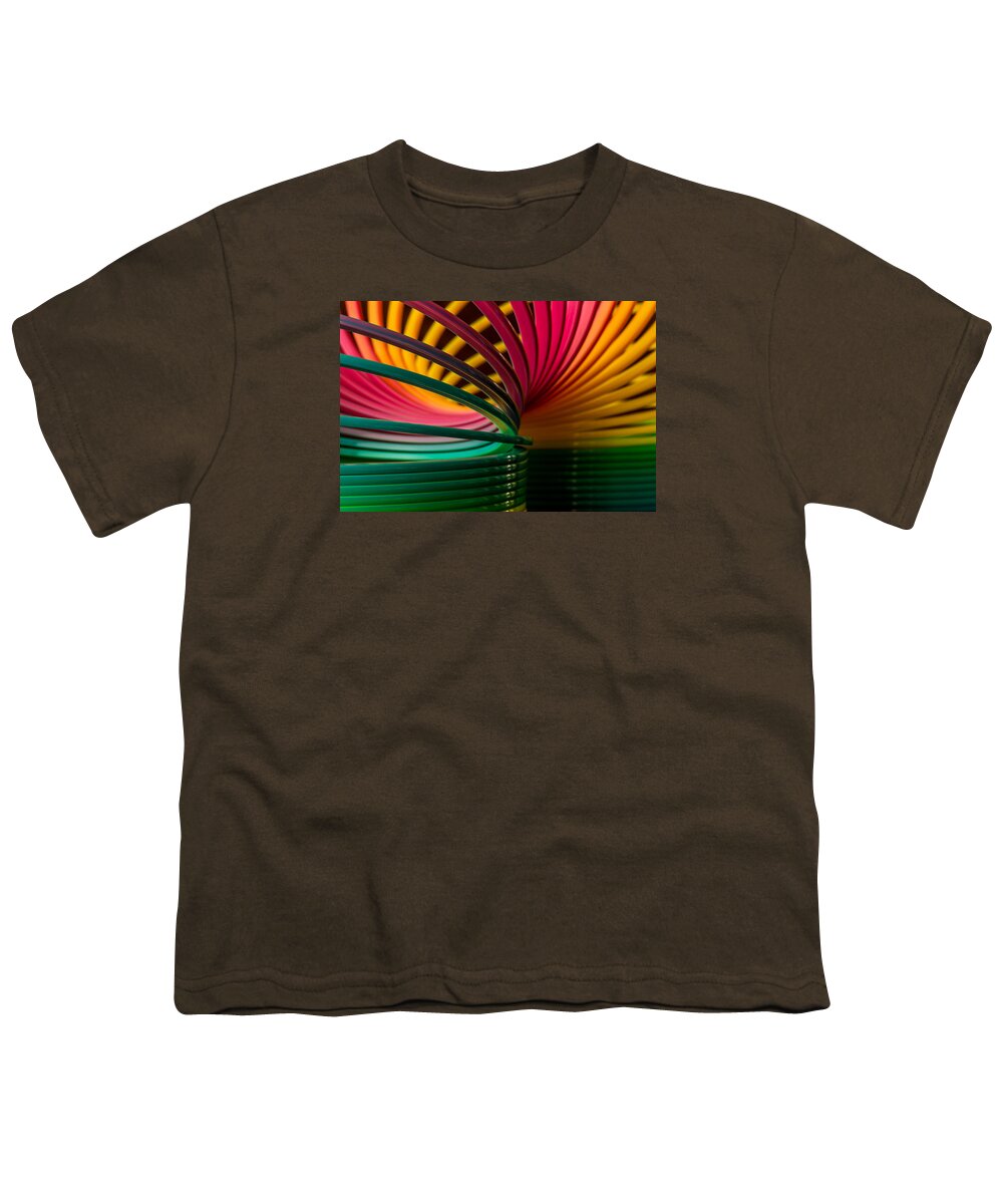 Toy Youth T-Shirt featuring the photograph Slinky III by Bob Cournoyer