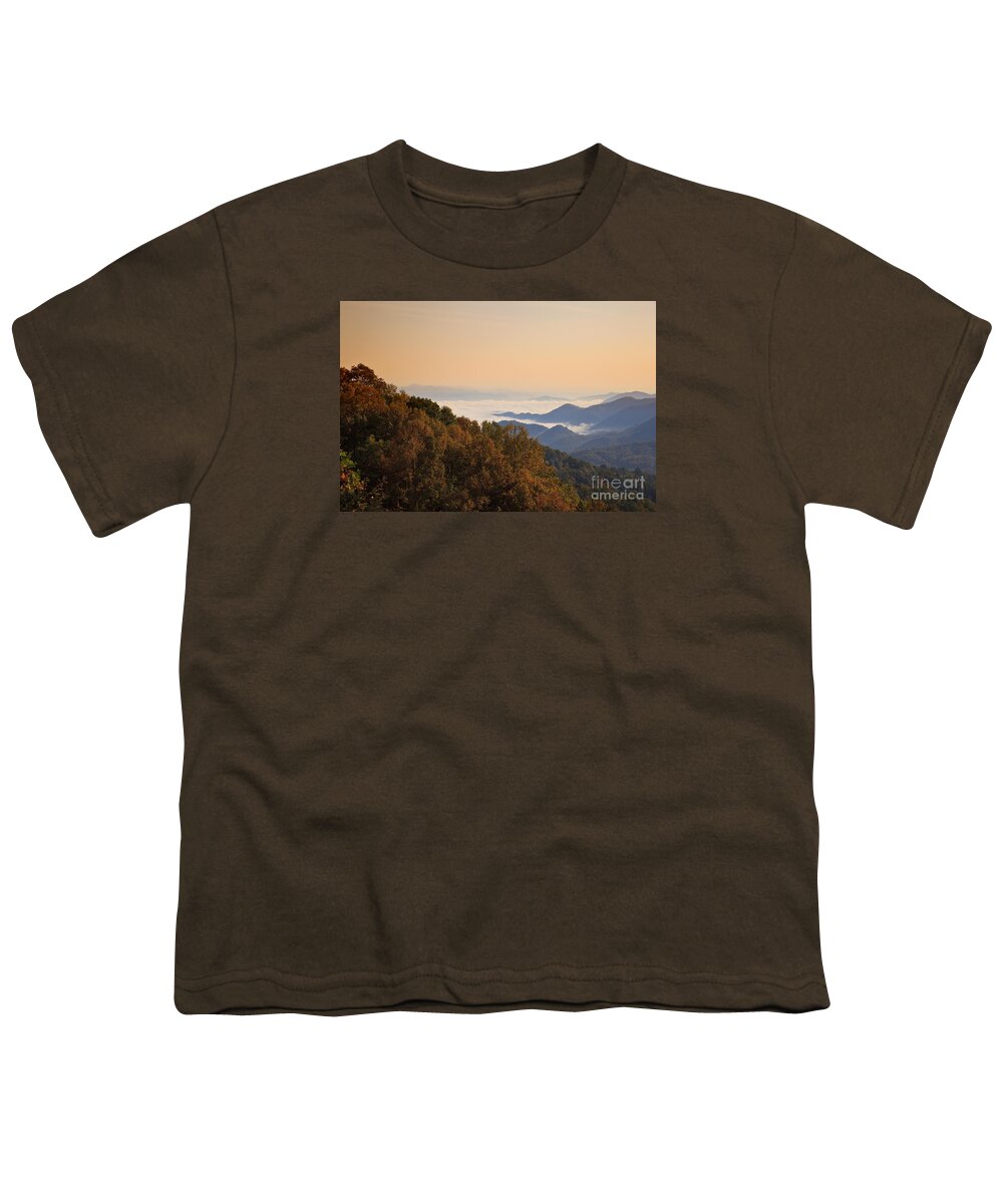 Smoky Youth T-Shirt featuring the photograph Smoky Mountain Sunset by Jill Lang