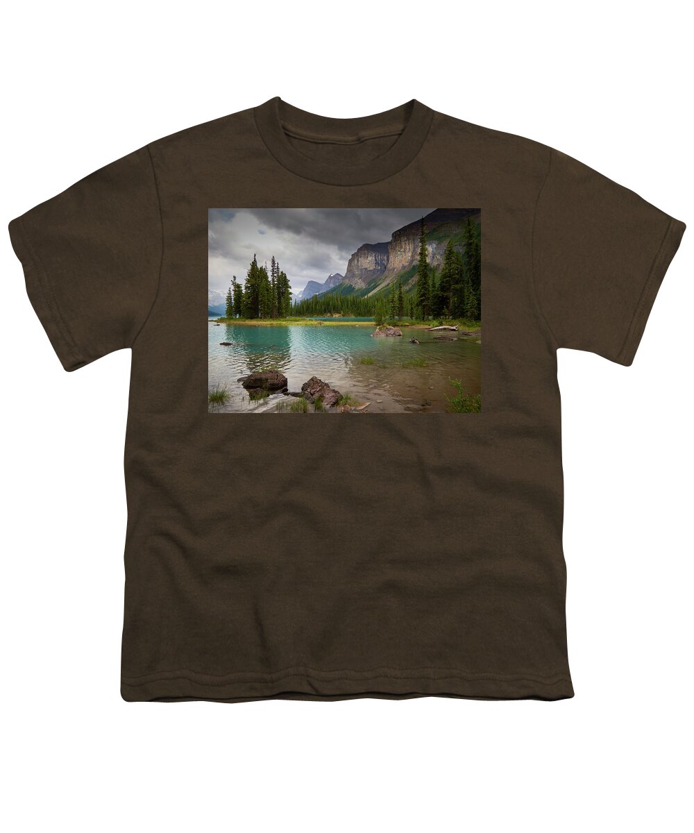 Spirit Island Youth T-Shirt featuring the photograph Spirit Island by David Beebe
