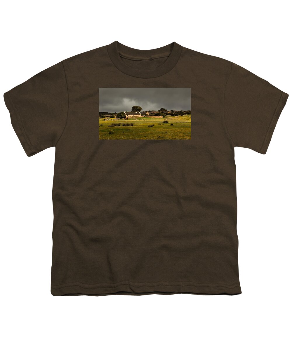 Landscape Youth T-Shirt featuring the photograph Spring breaking through by Claudio Maioli