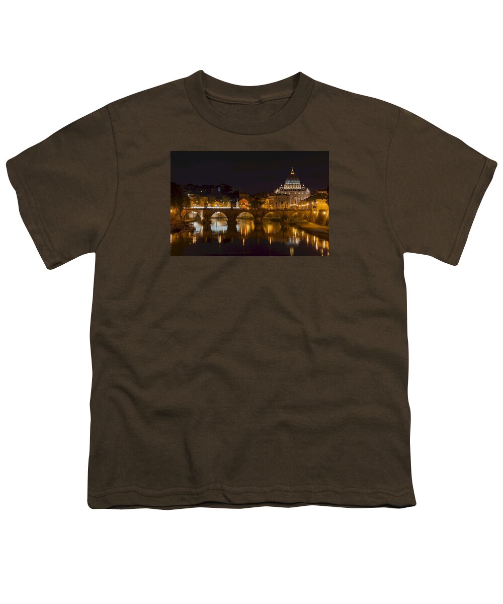 Andrew D Youth T-Shirt featuring the photograph St. Peter's Basilica-655 by Alex Ursache