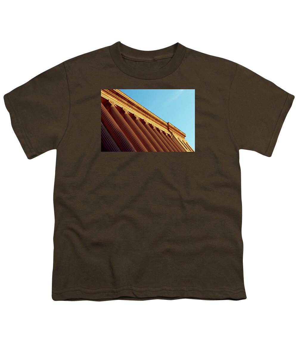 Columns Youth T-Shirt featuring the photograph Stately Columns by Todd Klassy