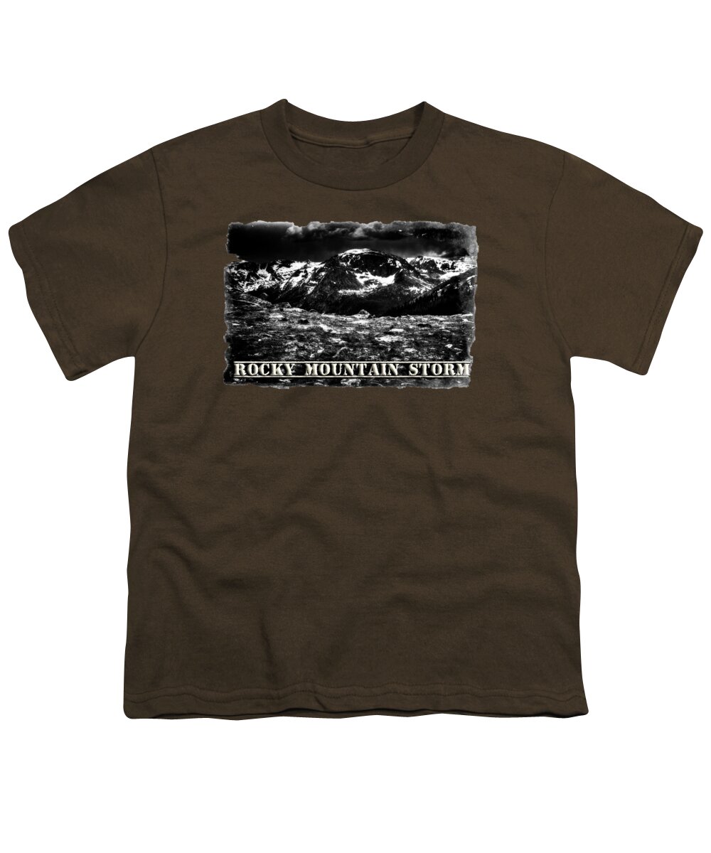 Colorado Youth T-Shirt featuring the photograph Storm Clouds Gathering in the Rockies by Roger Passman