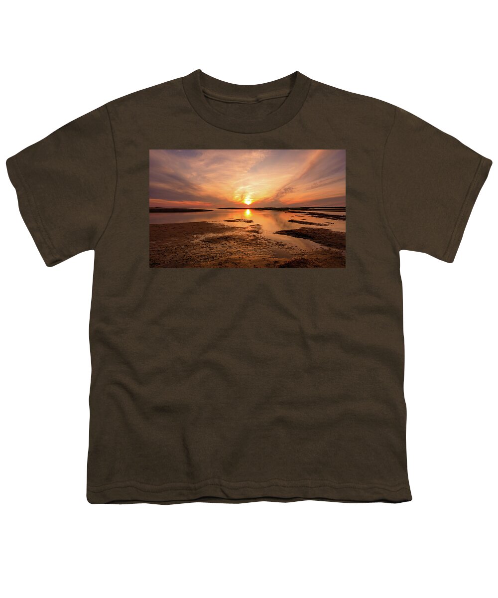 Sunset Youth T-Shirt featuring the photograph Sunset on the Cape by Rob Davies