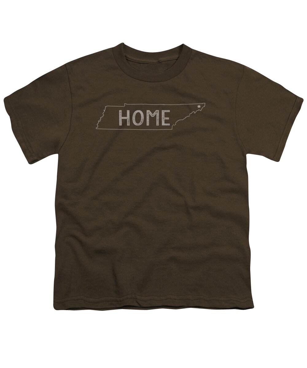 Tenneessee Youth T-Shirt featuring the digital art Tennessee Home by Heather Applegate