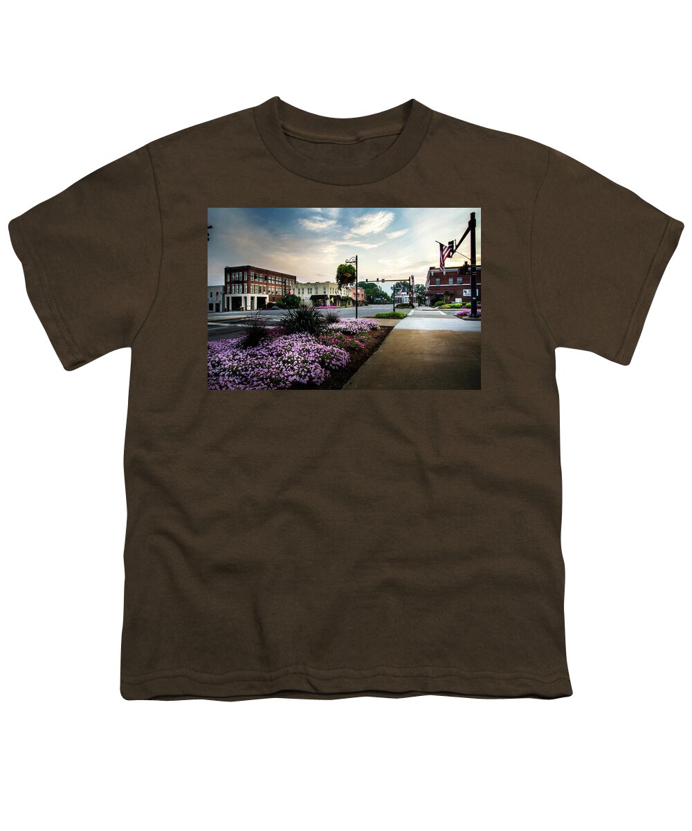 Cherokee County Youth T-Shirt featuring the photograph The City of Flowers by Greg and Chrystal Mimbs