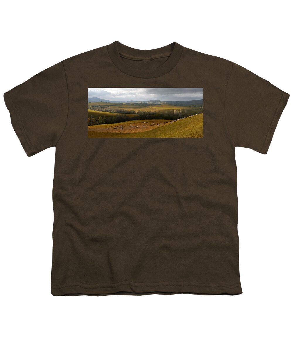 Toskany Youth T-Shirt featuring the photograph The heart of Toscany by Jaroslaw Blaminsky