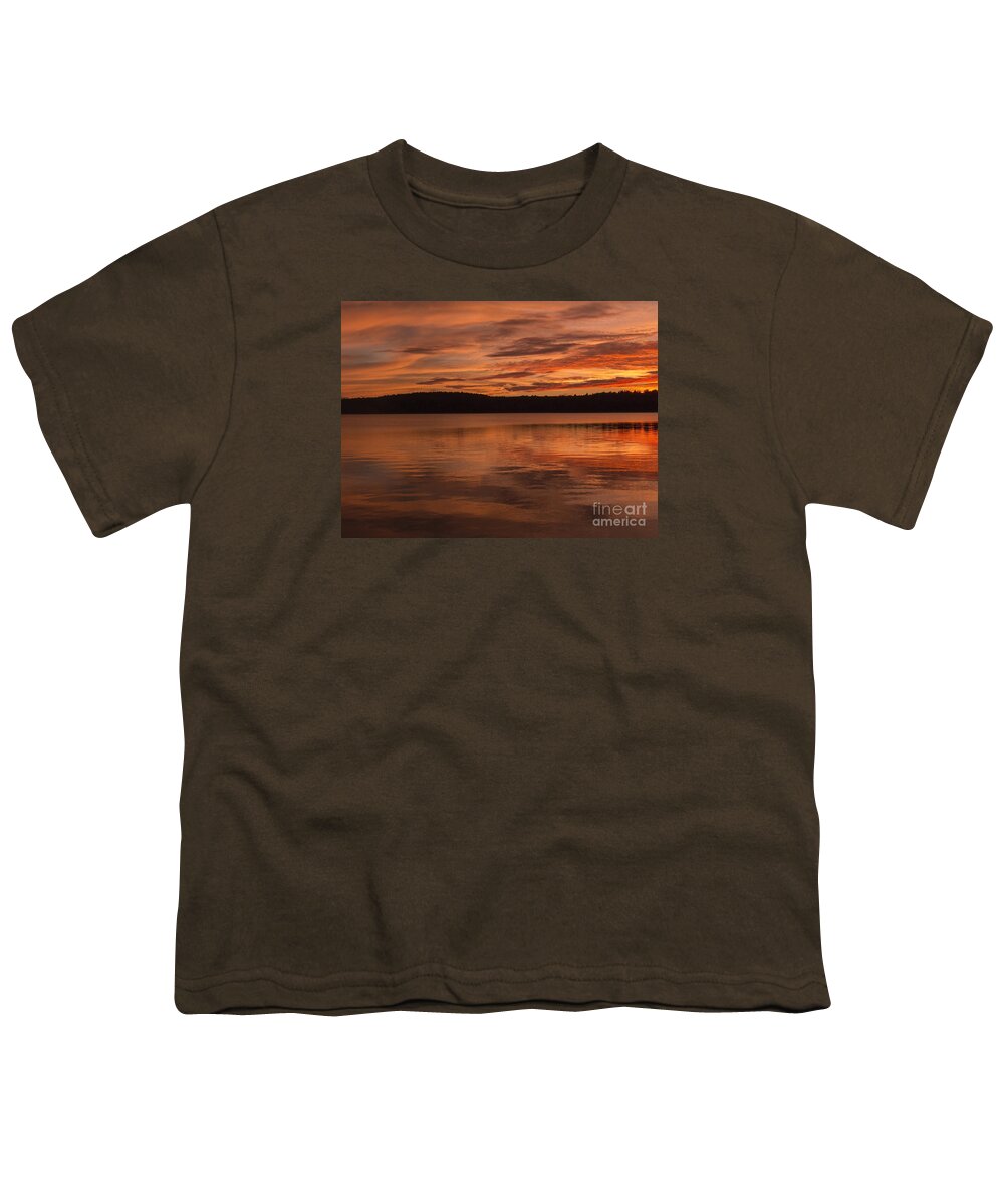 Sunset Youth T-Shirt featuring the photograph The Last Night of Summer by Lili Feinstein