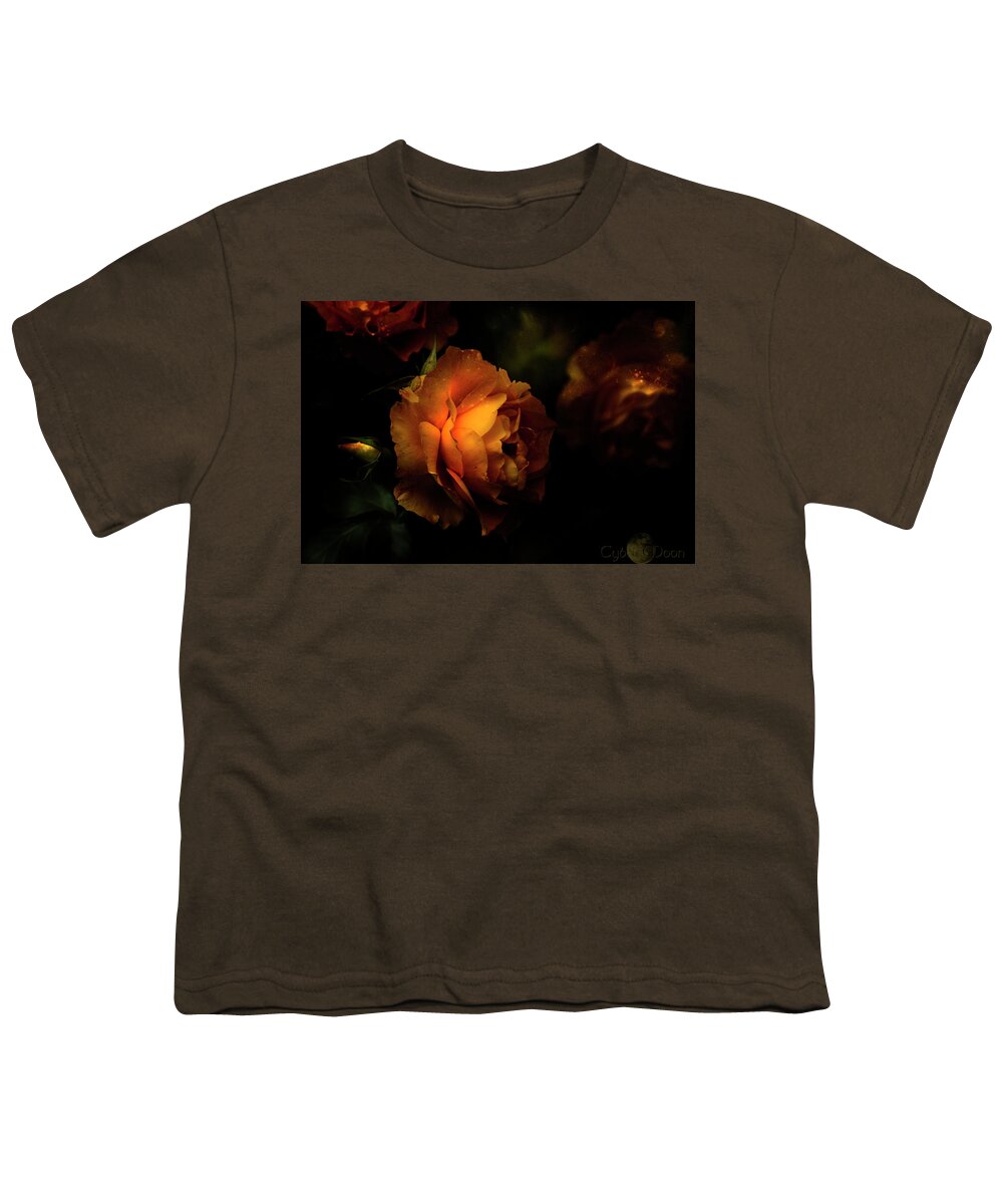  Youth T-Shirt featuring the photograph The Night Garden by Cybele Moon