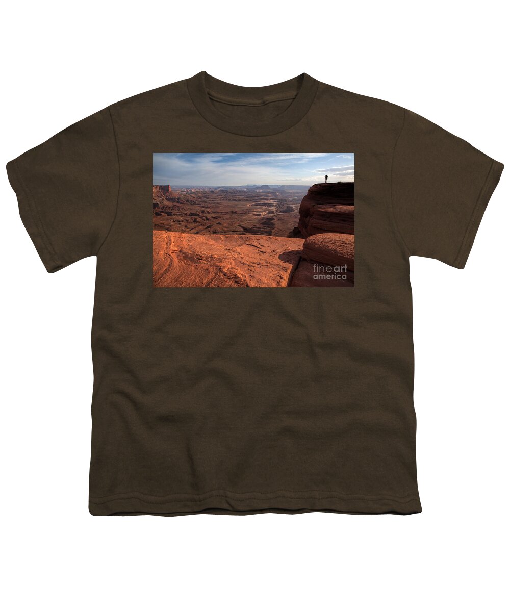 Utah Youth T-Shirt featuring the photograph The Vast Lands by Jim Garrison