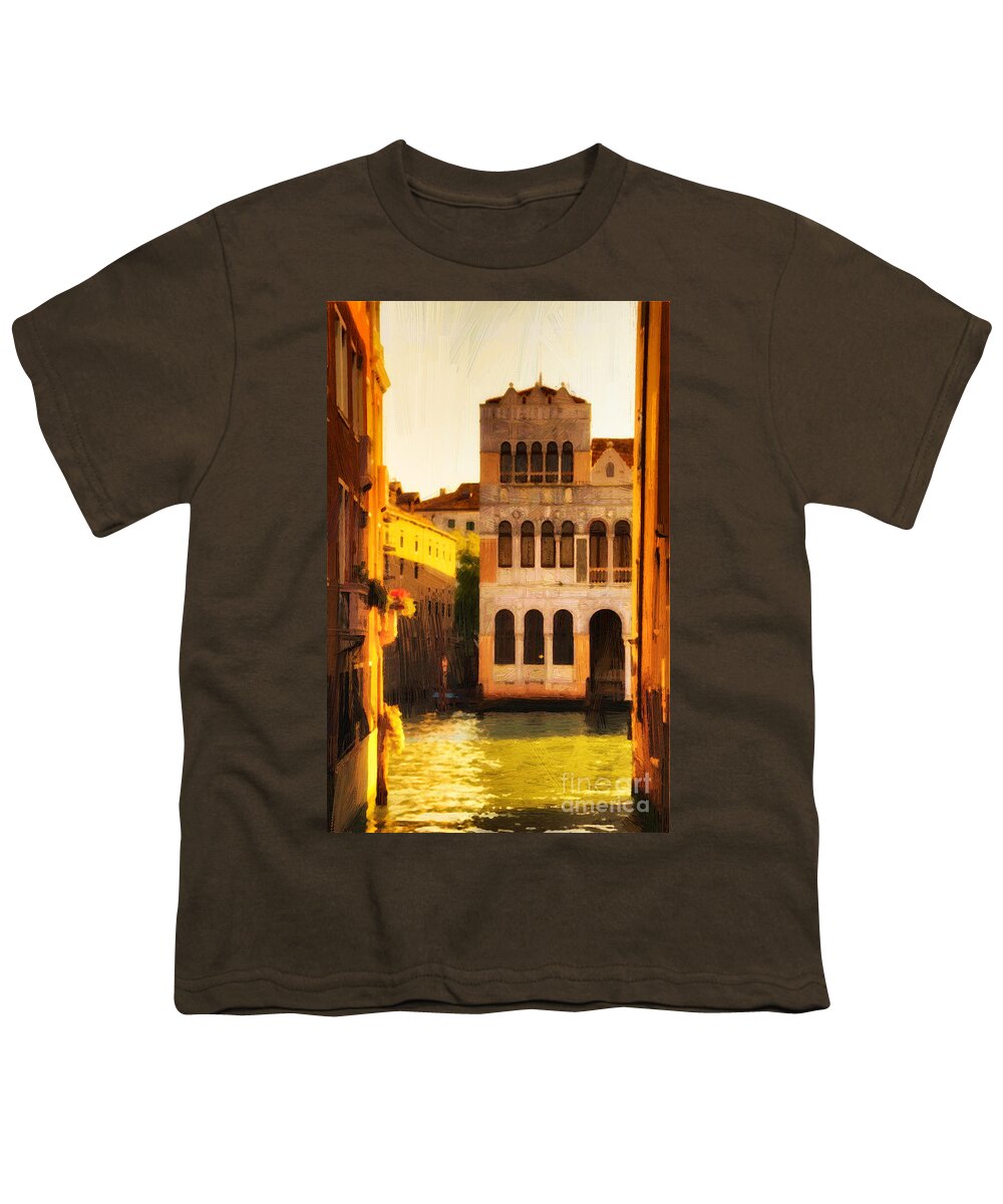 Venice Youth T-Shirt featuring the photograph Timeless Venice by Sheila Laurens