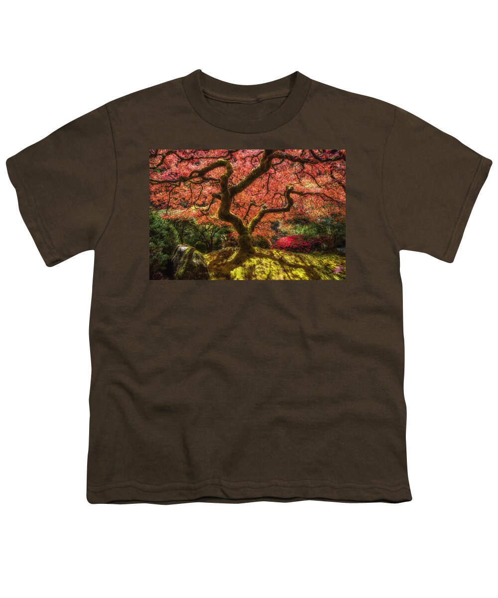 Tree Youth T-Shirt featuring the photograph Tree of Flames by Harry Spitz