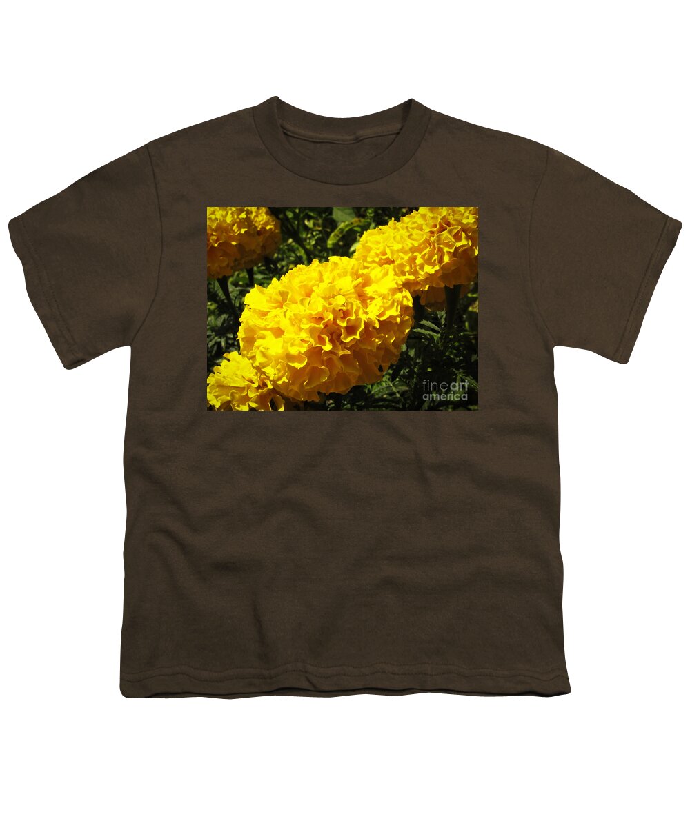 Flower Youth T-Shirt featuring the photograph Yellow Streak by Robert Knight