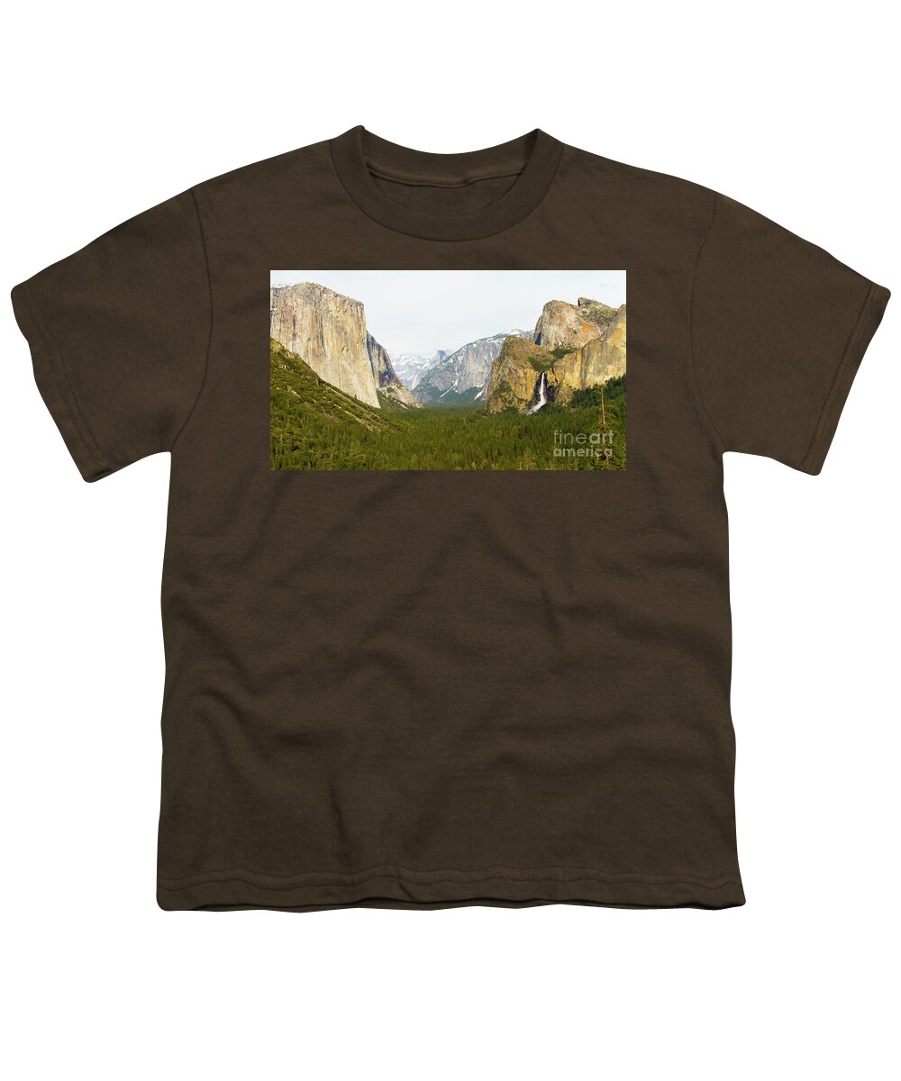 Wingsdomain Youth T-Shirt featuring the photograph Yosemite Valley 7D6063 by Wingsdomain Art and Photography