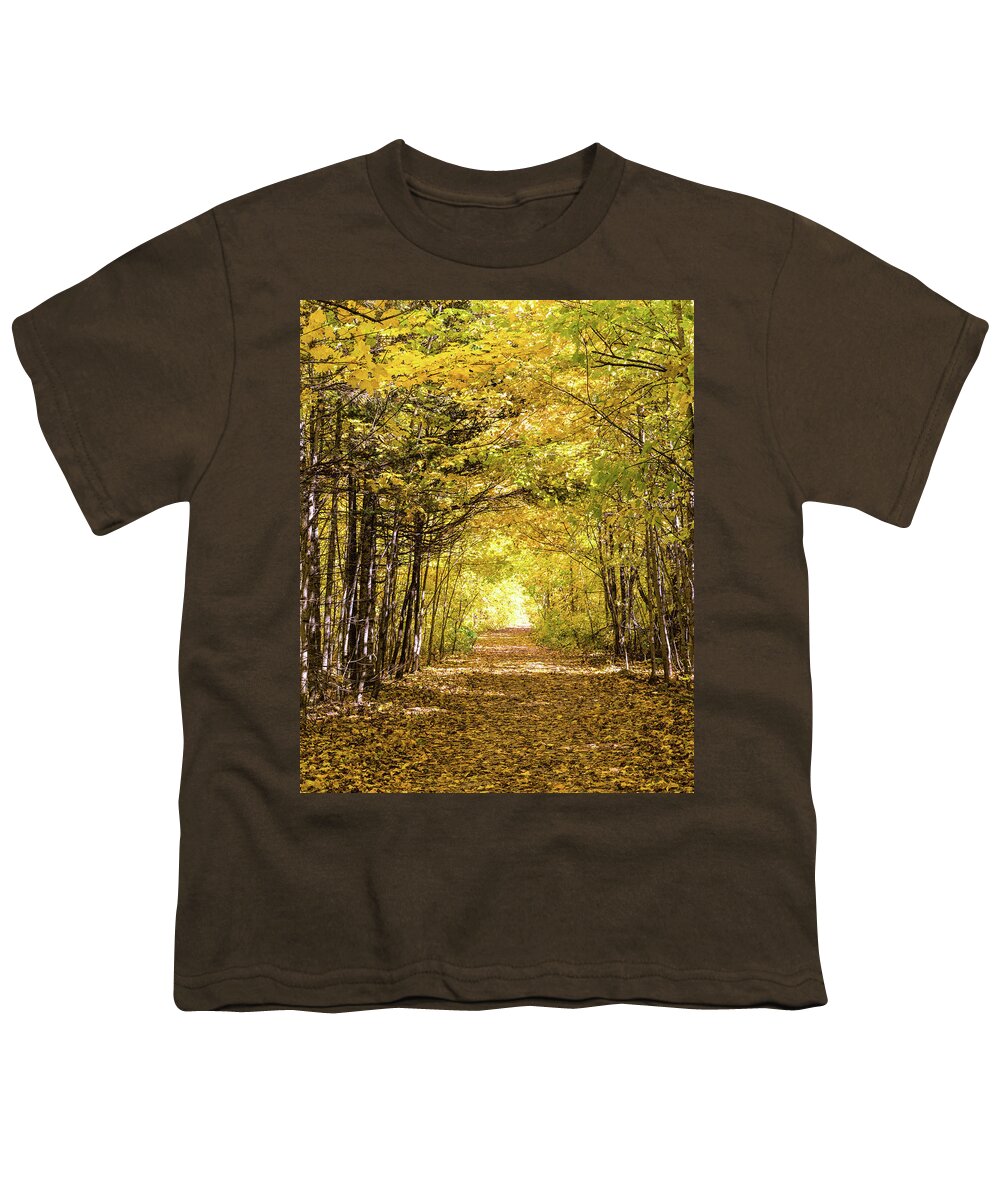 Trees Youth T-Shirt featuring the photograph Tunnel of trees #2 by Joe Holley