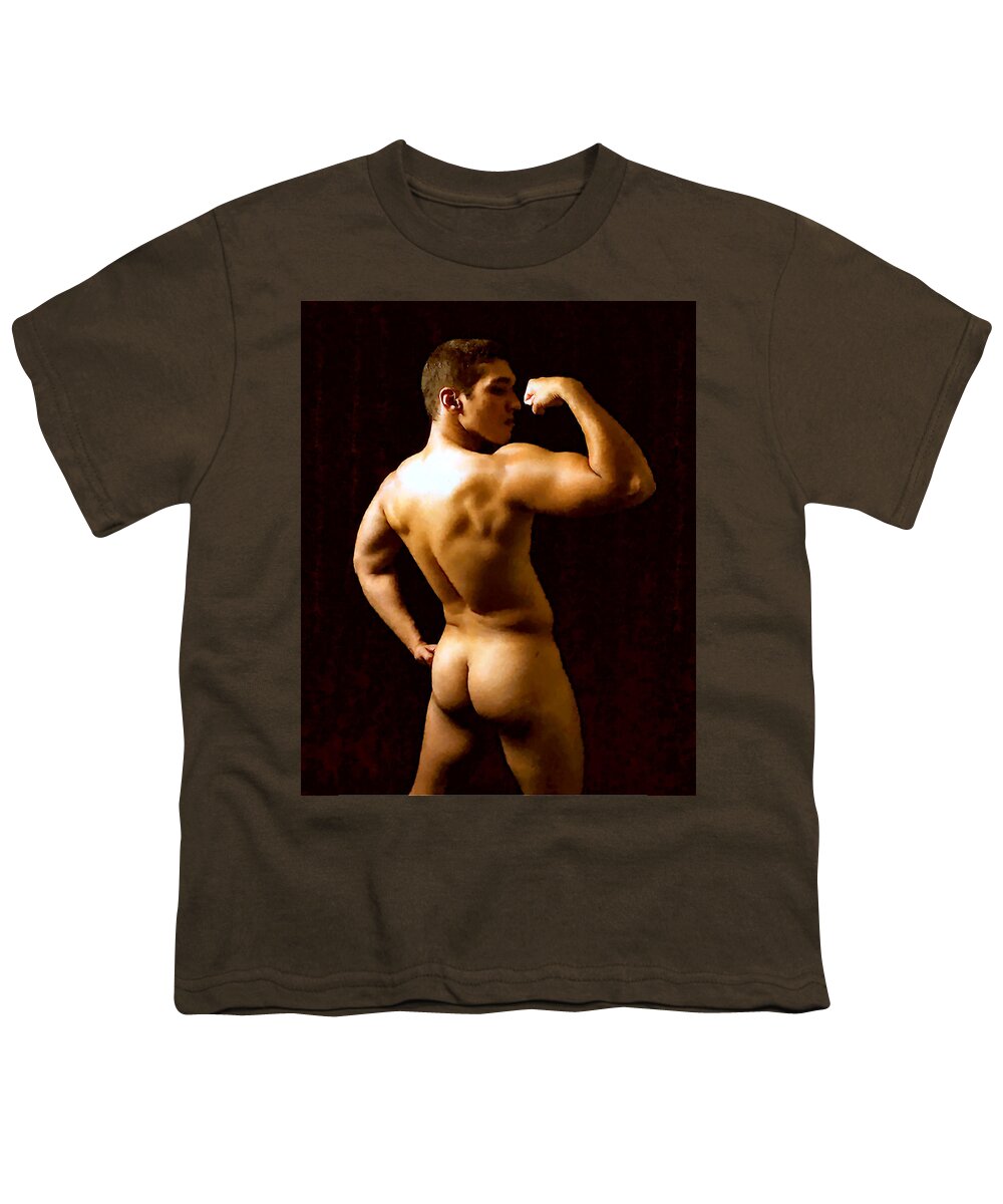 Troy Caperton Youth T-Shirt featuring the painting Young Herakles #1 by Troy Caperton