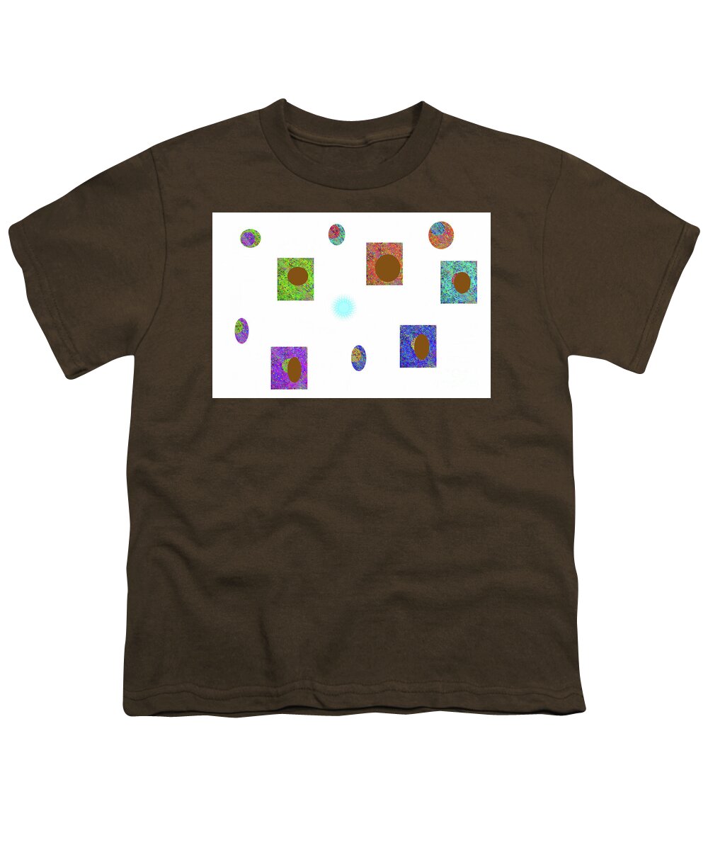 Walter Paul Bebirian: The Bebirian Art Collection Youth T-Shirt featuring the digital art 12-11-2011aabcdefgh by Walter Paul Bebirian
