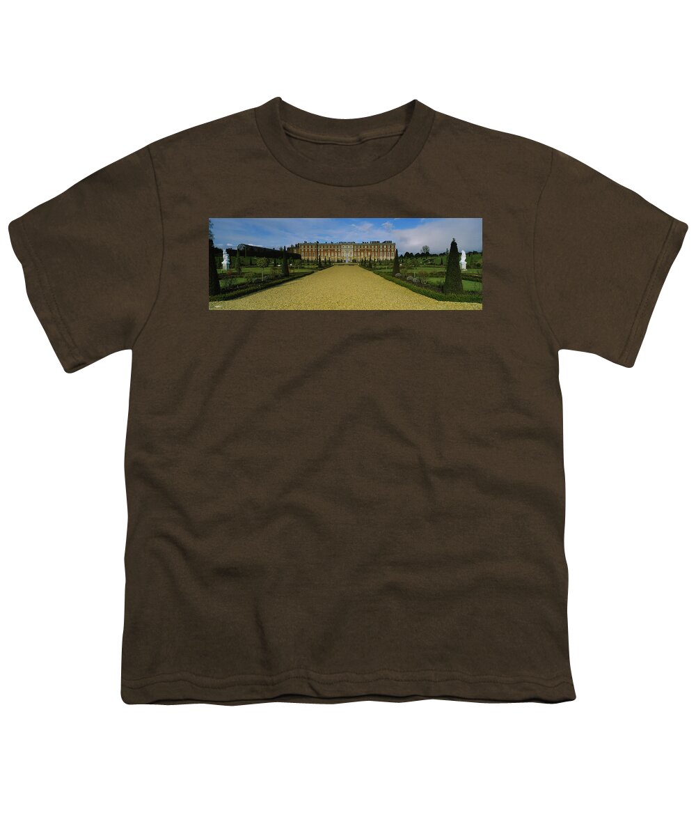 Photography Youth T-Shirt featuring the photograph Formal Garden In Front Of A Palace #6 by Panoramic Images
