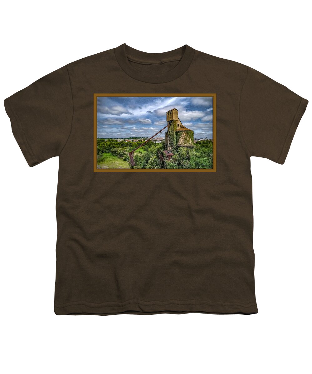 Coal Youth T-Shirt featuring the photograph 7th Street Coaling Tower by Thomas Fields