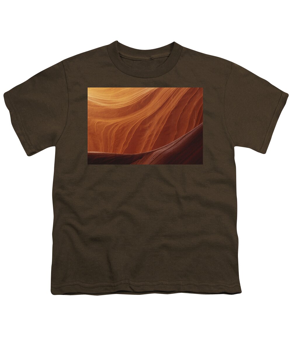 Antelope Canyon Youth T-Shirt featuring the photograph Antelope Canyon, Arizona by Michael Lustbader