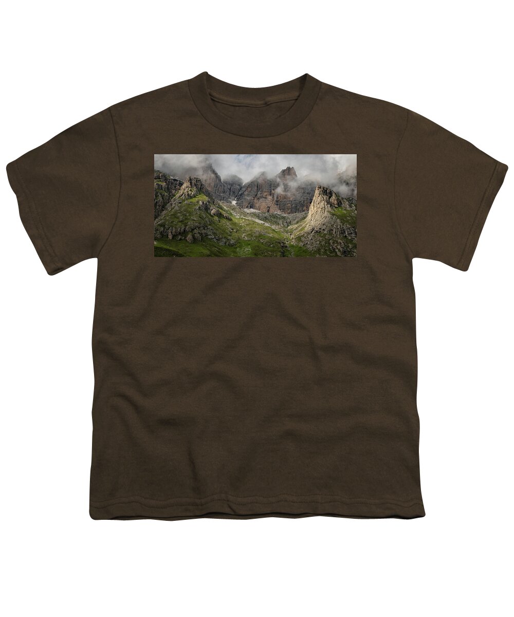 2018 Youth T-Shirt featuring the photograph Dolomites 7120239 by Deidre Elzer-Lento