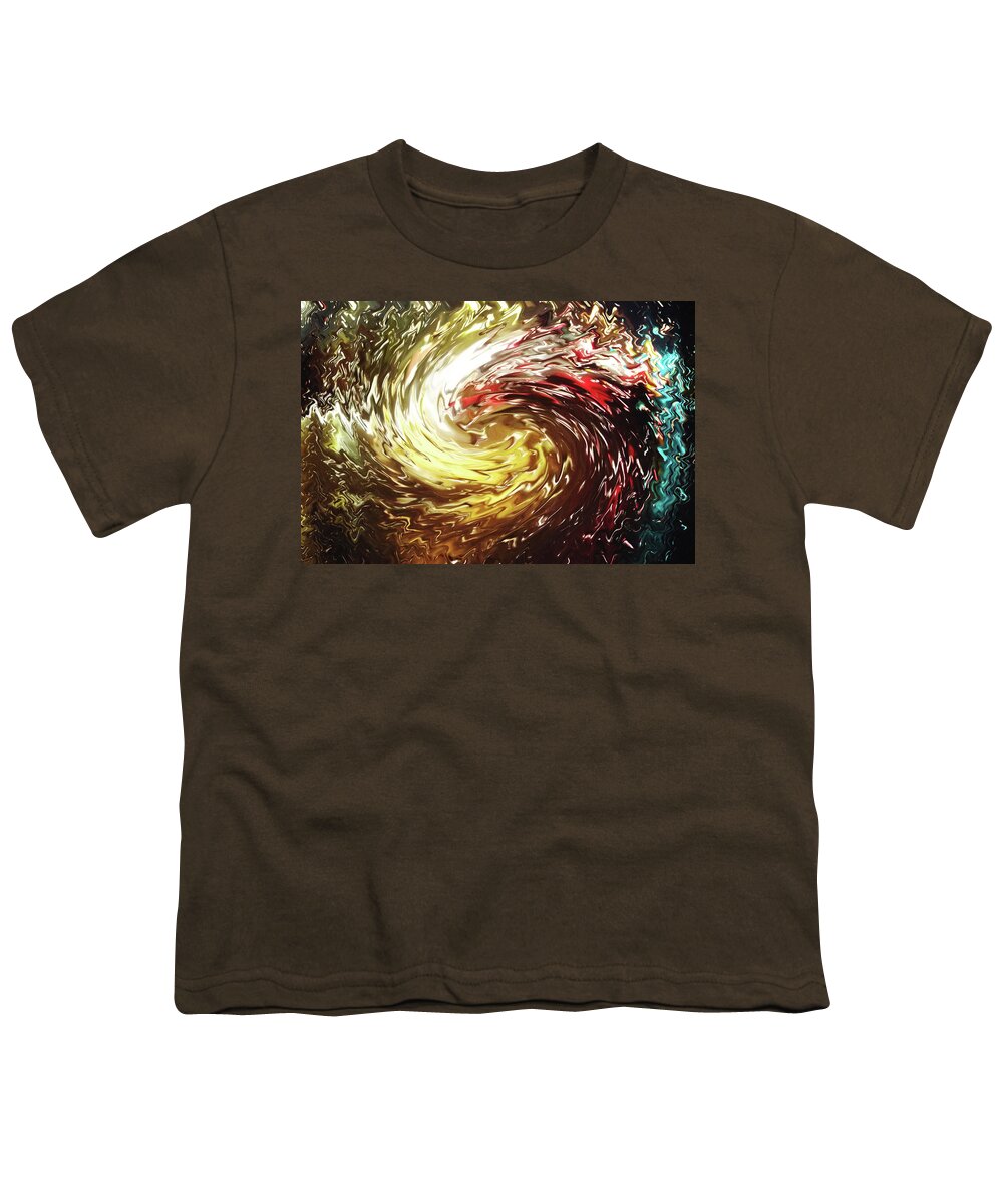 Mammatrain Youth T-Shirt featuring the digital art Dragon's Breath by Trina R Sellers